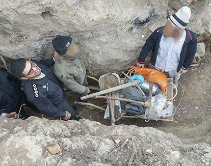دستگیری حفاران غیرمجاز آثار تاریخی در کلاله