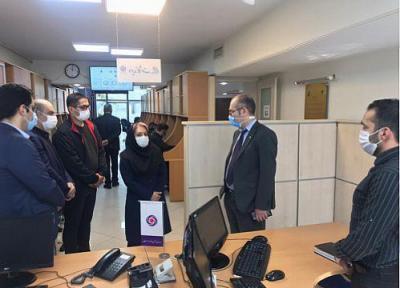 بازدید معاون فناوری اطلاعات بانک ایران زمین از مرکز ارتباط با مشتریان