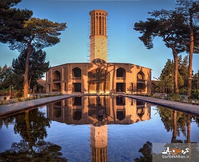 بلندترین بادگیر دنیا در باغی ایرانی