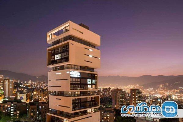 معماری برج مسکونی انرژی زنده ، اثری به یاد ماندنی در کلمبیا